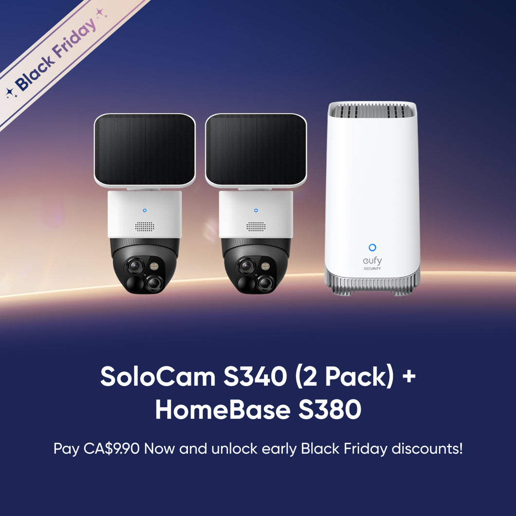 CA$196.98 Off Coupon for SoloCam S340  (2 Pack) + HomeBase S380